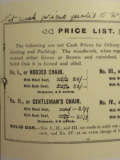 David Munro Kirkness (1855–1936) | Gentleman’s Orkney Chair. | Kirkwall, Orkney, Circa 1896–1902.