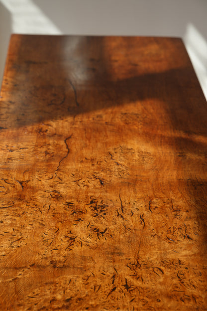Burr Wood Console / Side Table