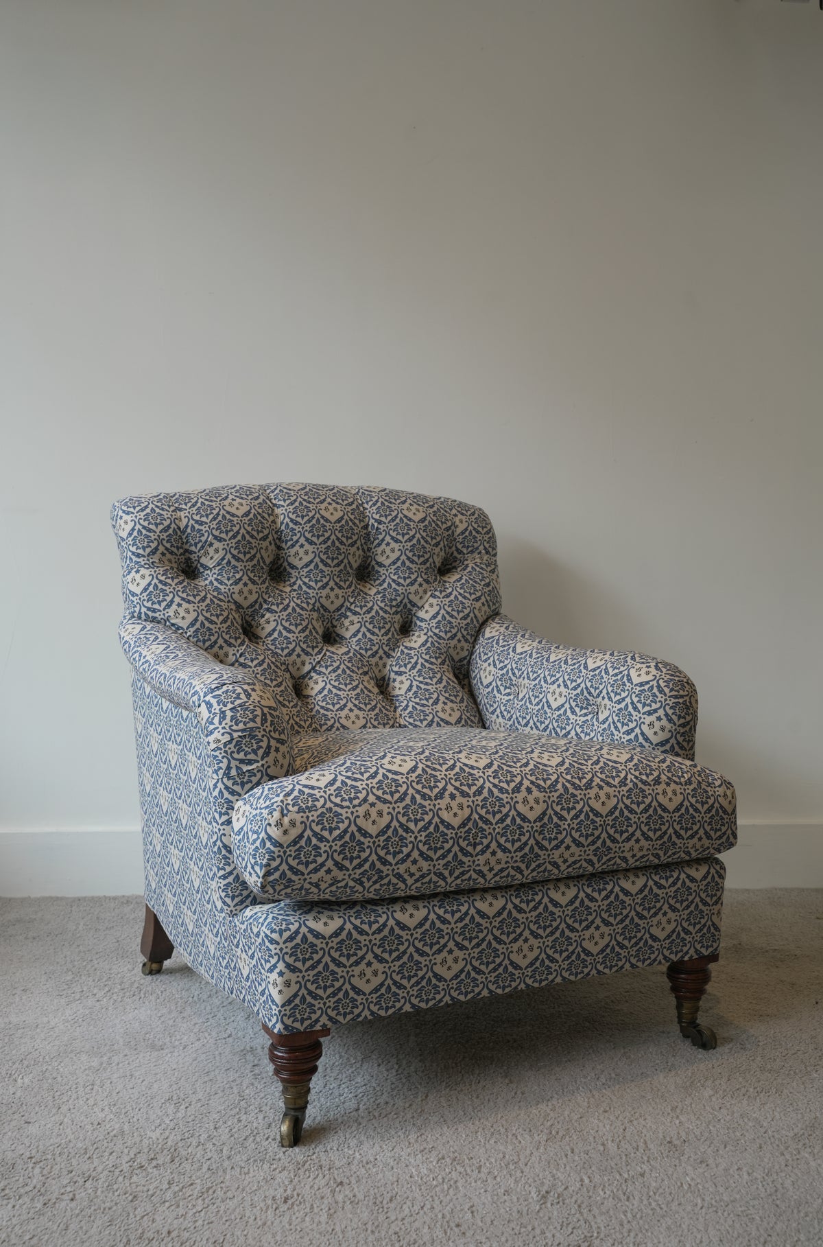 Rare 19th Century Howard & Sons armchair.