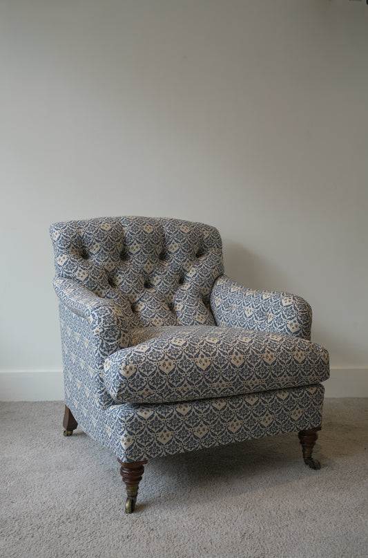 Rare 19th Century Howard & Sons armchair.