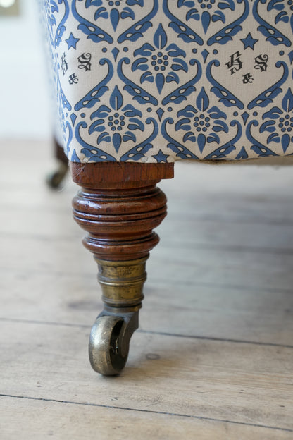 Rare 19th Century Howard & Sons armchair.