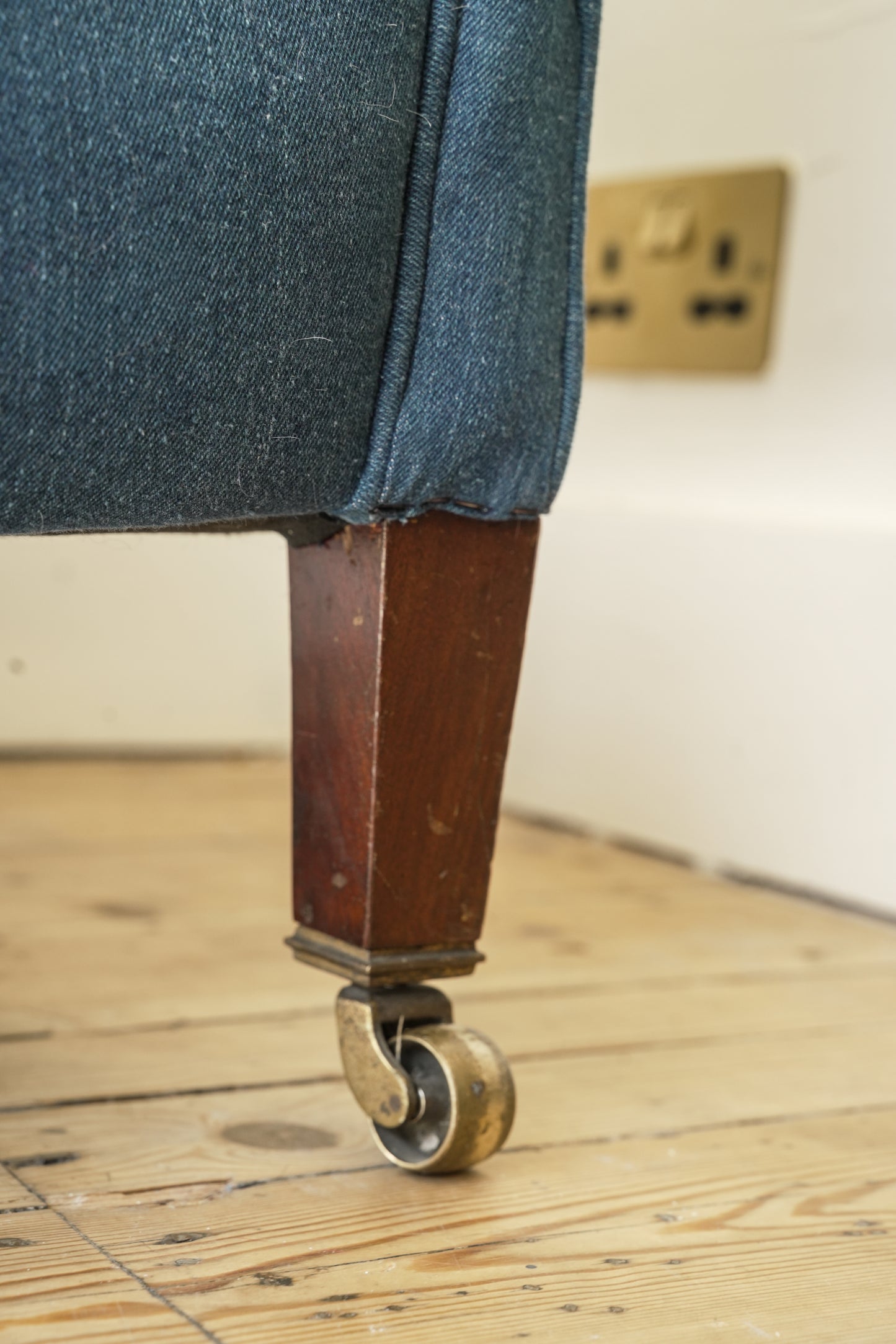 Howard & Sons “Woodstock” Style Armchair.