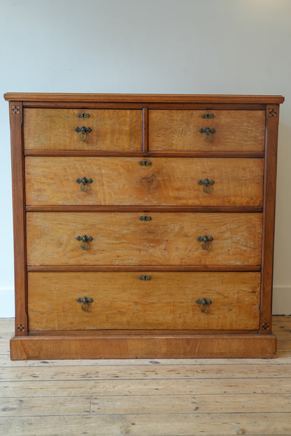Gothic Revival Chest of Drawers, manner of Charles Bevan.