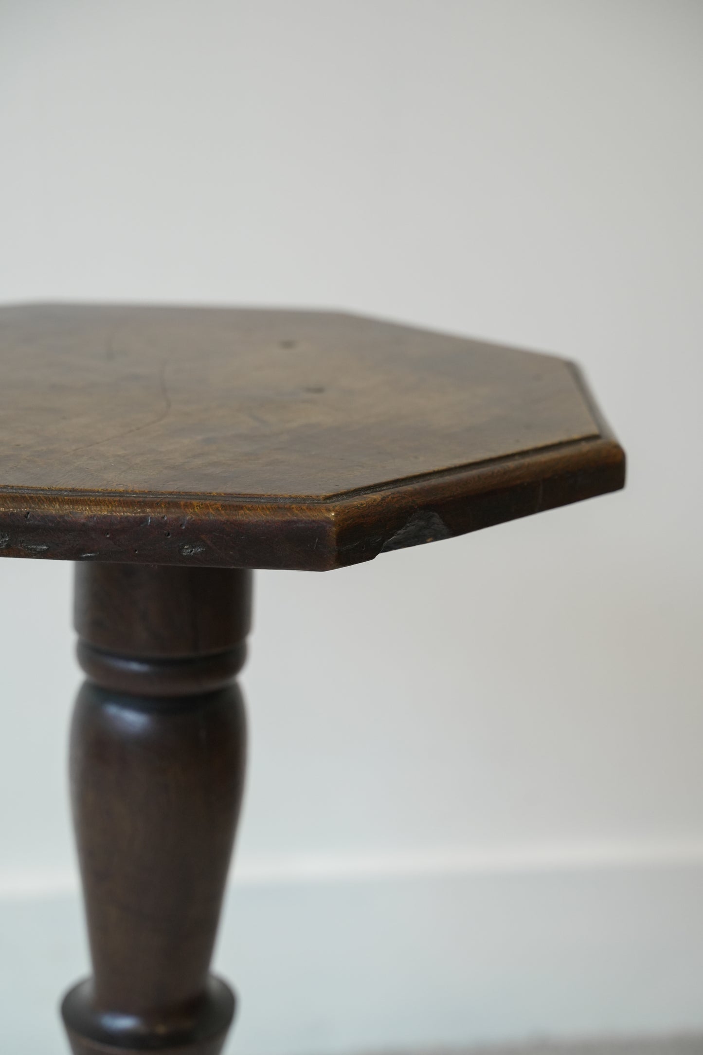 19th C Oak & Fruitwood Occasional Table