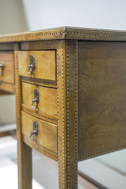 A Rare Sidney Barnsley Cotswold School Freestanding Desk (1909).