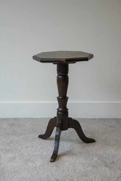 19th C Oak & Fruitwood Occasional Table