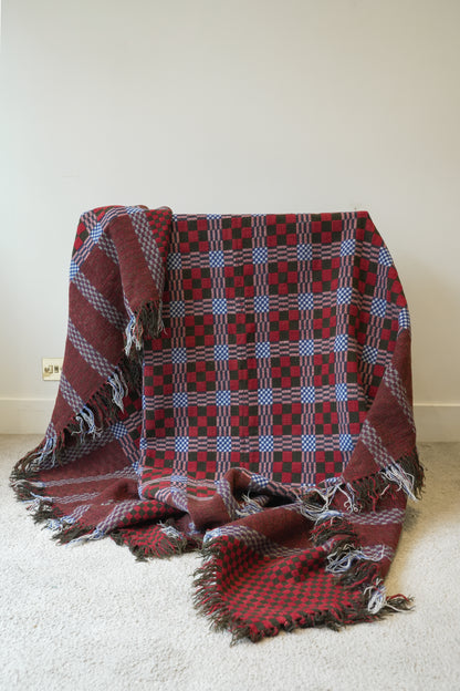 Rare Narrow Loom Welsh Blanket