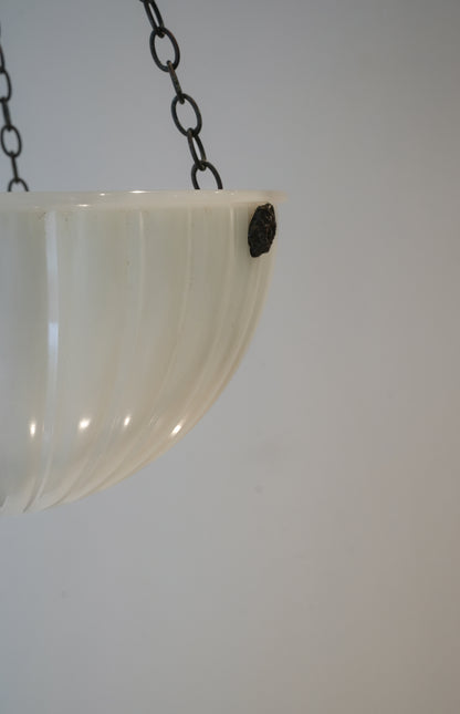From a Welsh Cinema: A Large Moonstone Plaffonier.