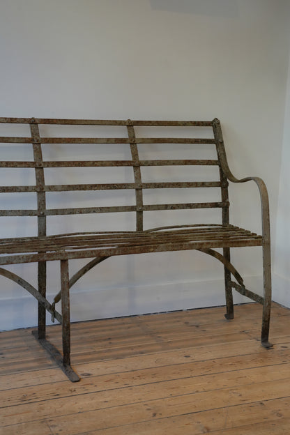 Regency Wrought Iron Garden Bench