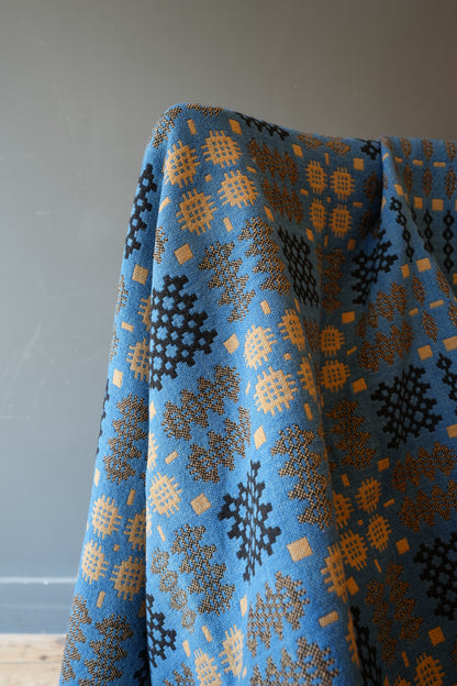 Blue Welsh blanket