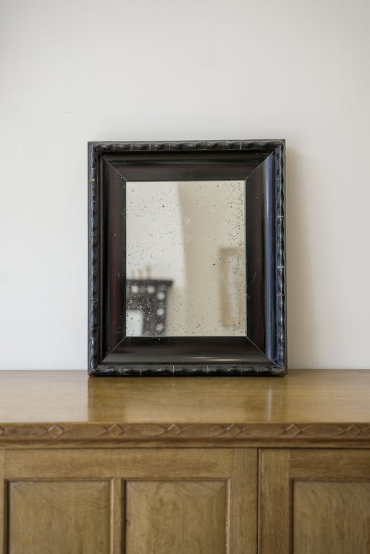 Rippled Framed Flemish Antique Mirror