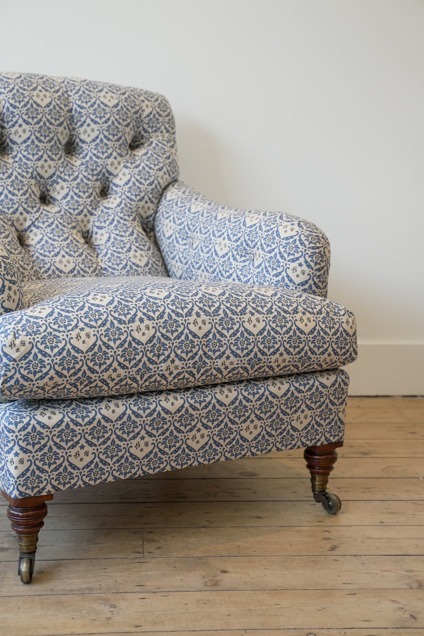 Rare 19th Century Howard & Sons armchair.