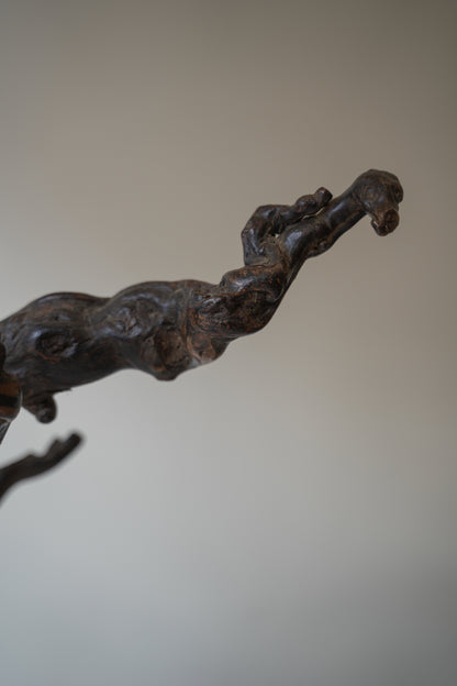 Grape Vine Burr Wood Floor Lamp
