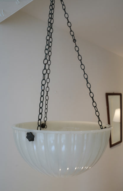 From a Welsh Cinema: A Large Moonstone Plaffonier.