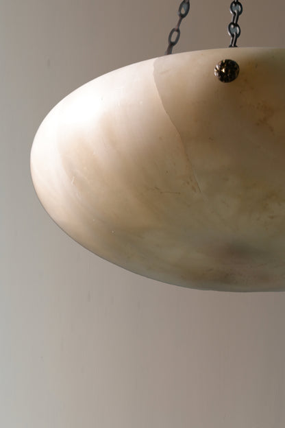 Alabaster plaffonier ceiling light