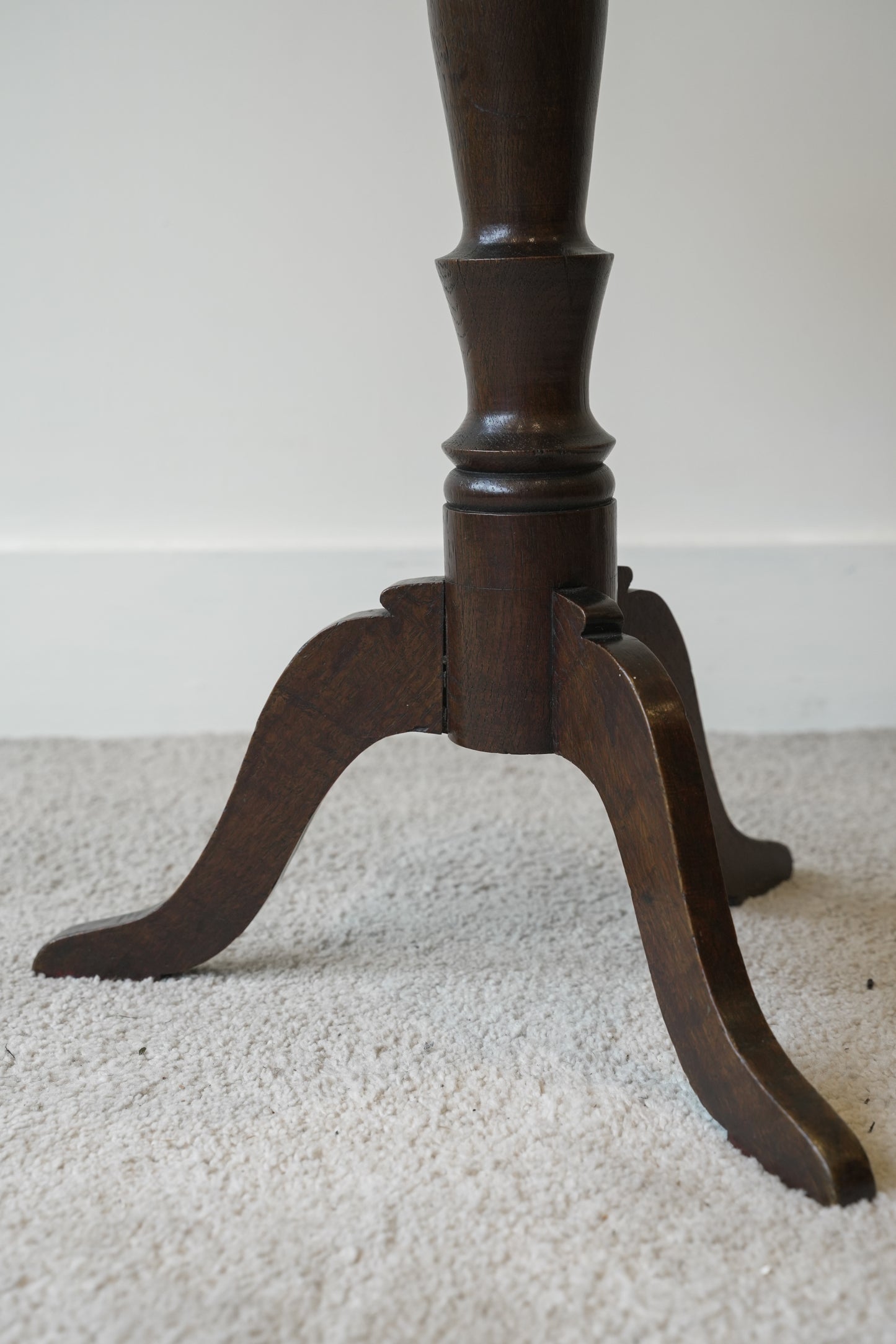19th C Oak & Fruitwood Occasional Table