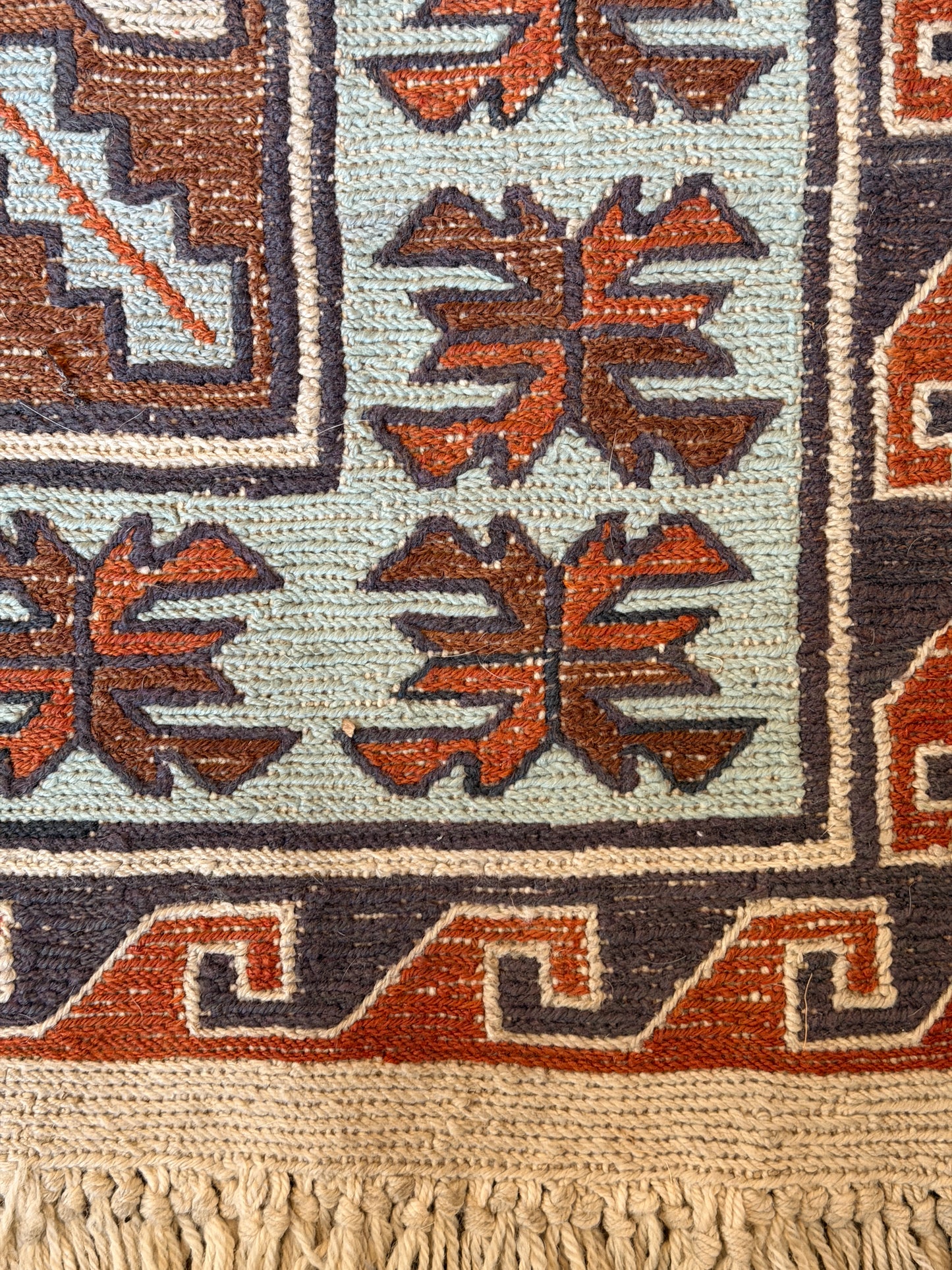 Large Afghan Soumak Rug.