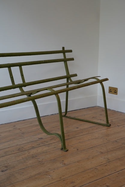 Wrought Iron Garden Bench.