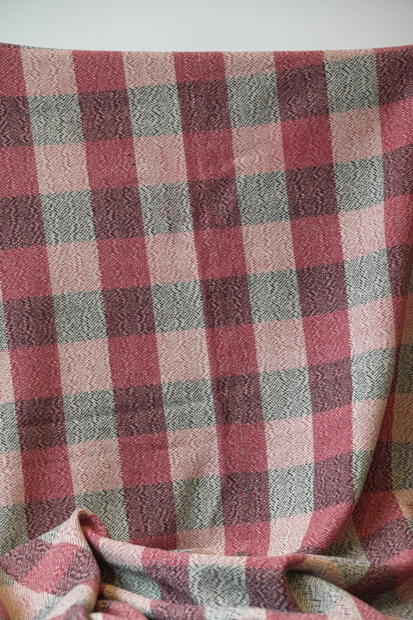 Early Narrow Loom Welsh Blanket.
