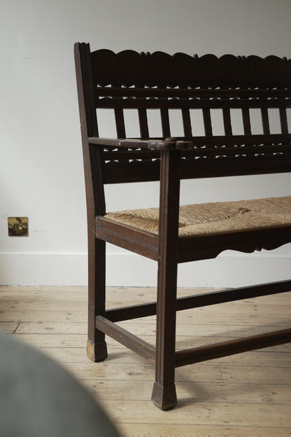 Jugendstil settle / bench.