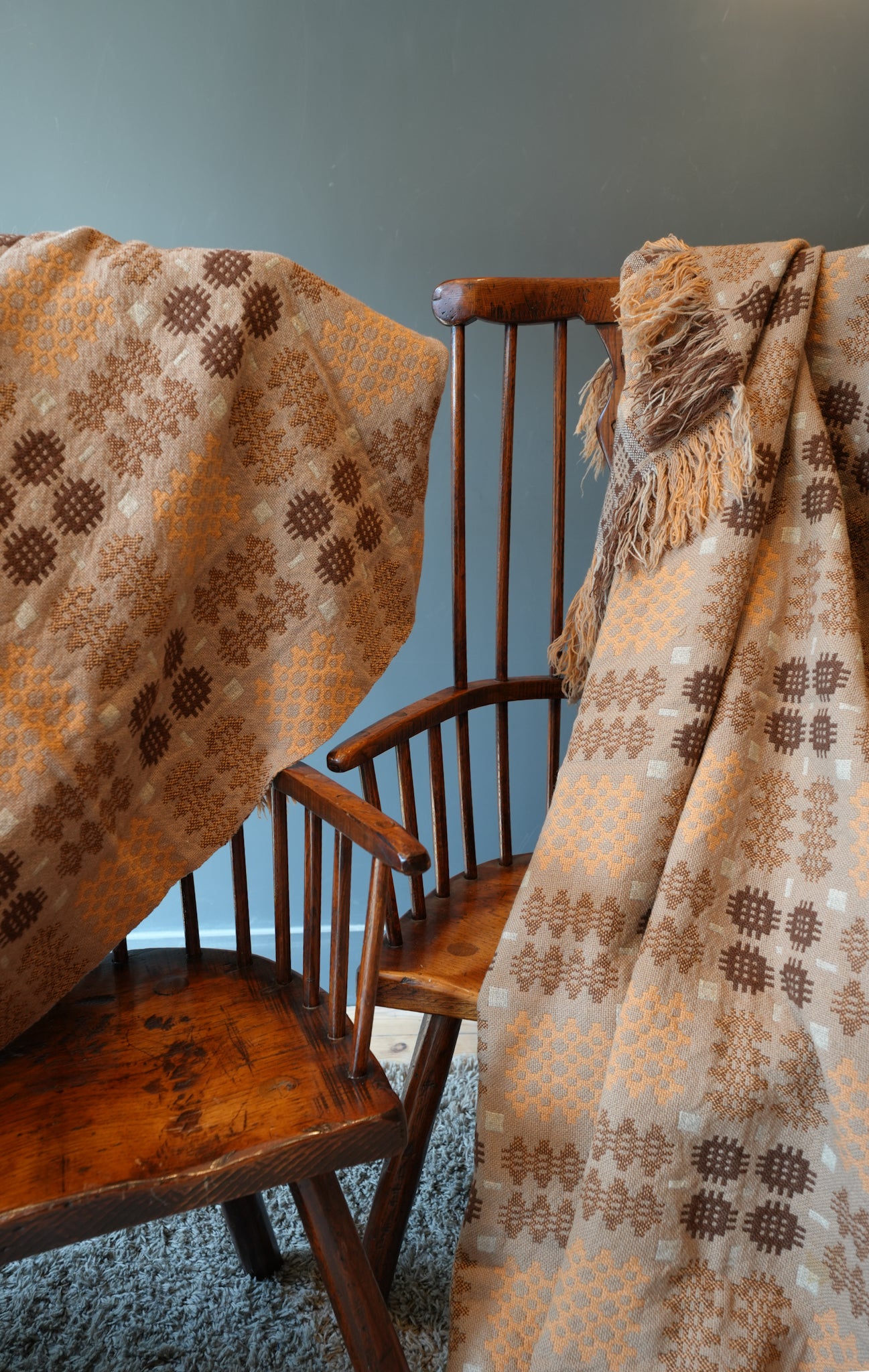 A pair of Welsh blankets