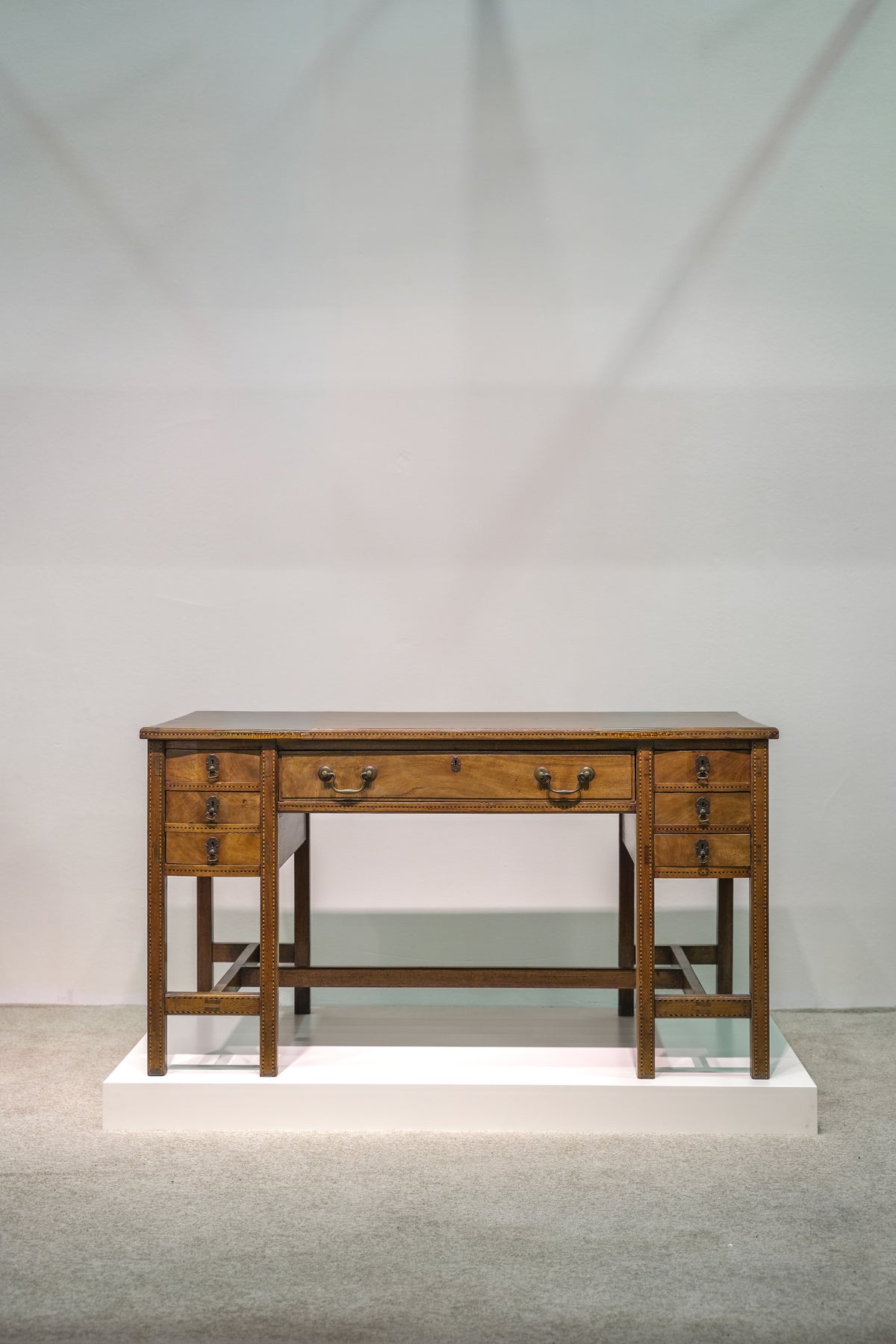 A Rare Sidney Barnsley Cotswold School Freestanding Desk (1909).