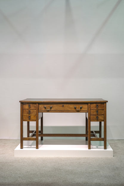 A Rare Sidney Barnsley Cotswold School Freestanding Desk (1909).