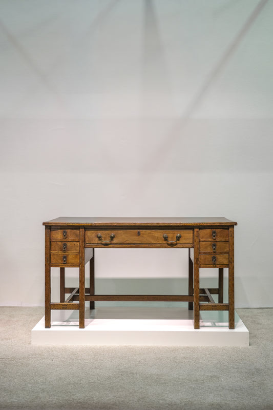 A Rare Sidney Barnsley Cotswold School Freestanding Desk (1909).