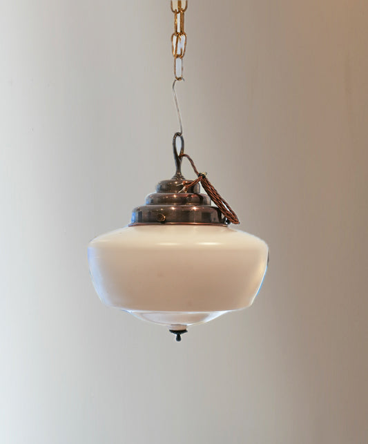 Welsh church opaline pendant light x 5