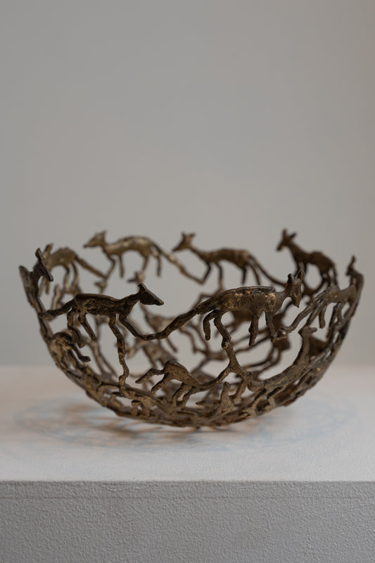 Wildlife Sculpture Bowl