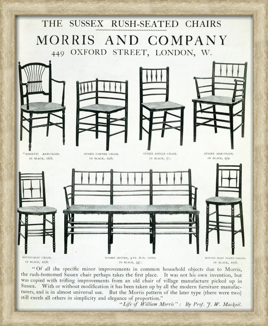 A pair of “Sussex” Corner Chairs.