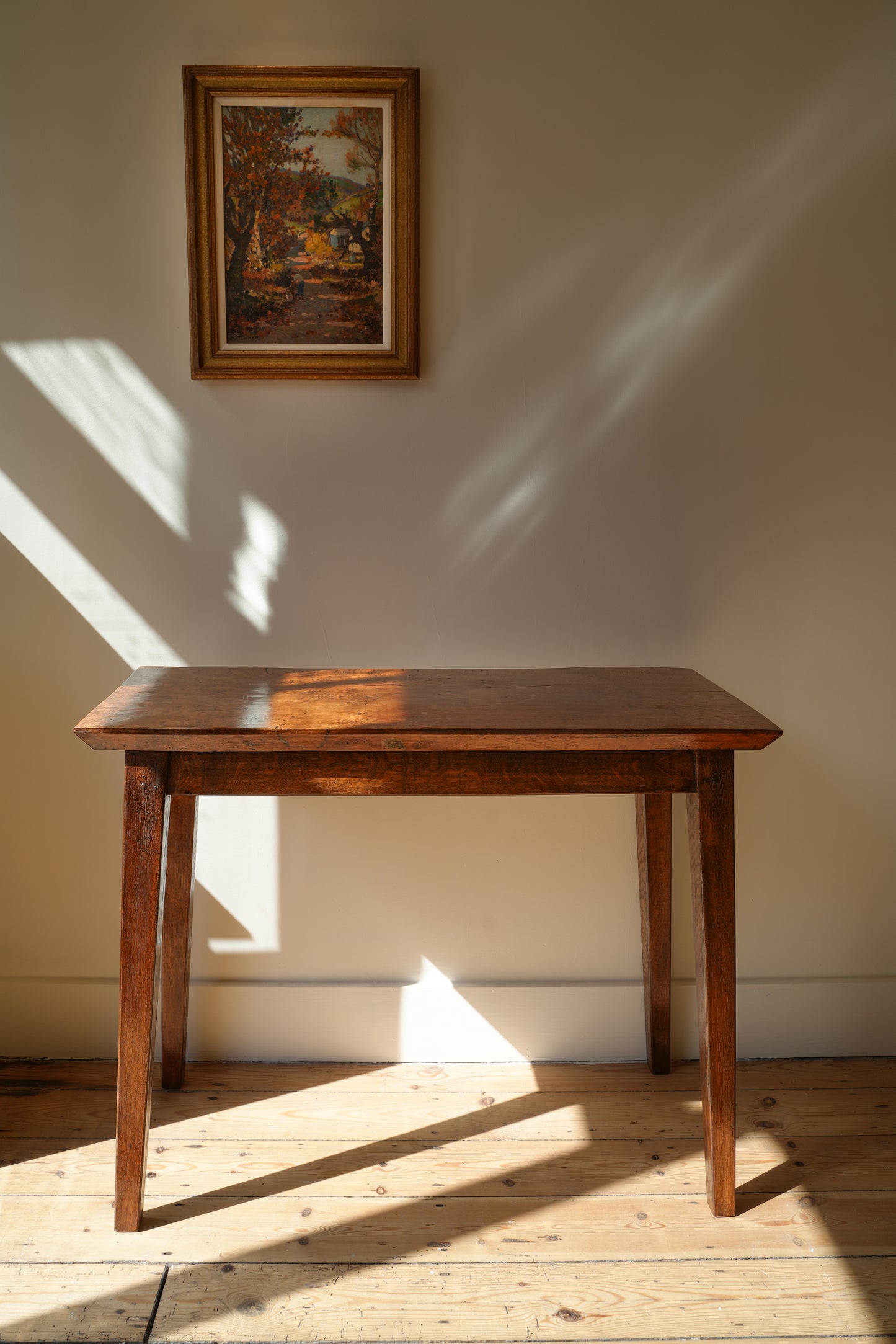 Burr Wood Console / Side Table