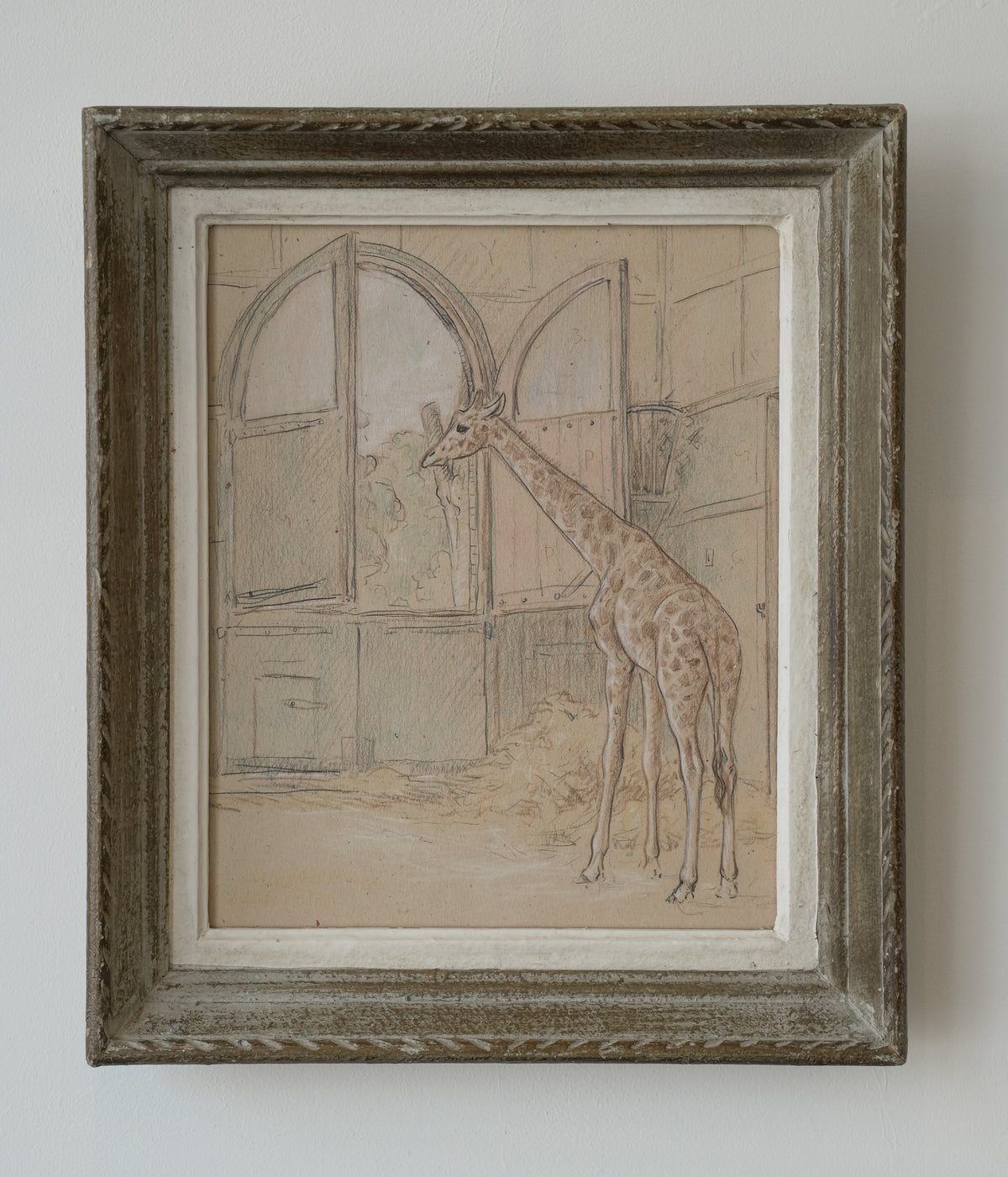 Stefani Melton Fisher (1894–1963) - Original Giraffe Study.
