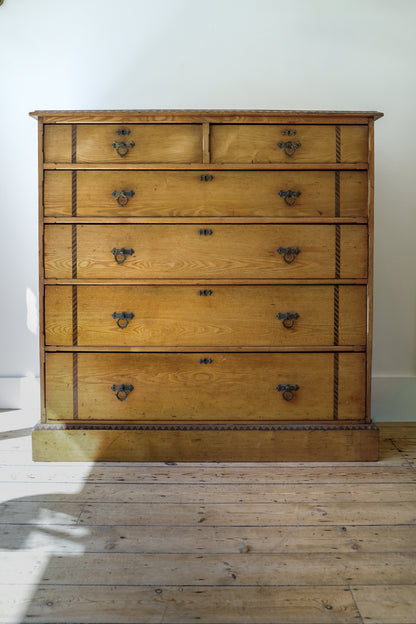 Maple & Co Aesthetic Movement Chest Of Drawers.