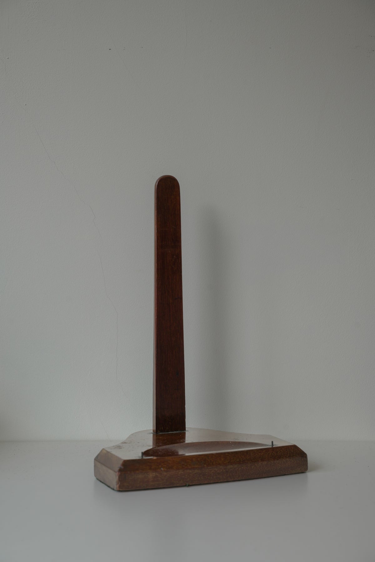 19th Century Solid Mahogany Platter or Book Display Stand.