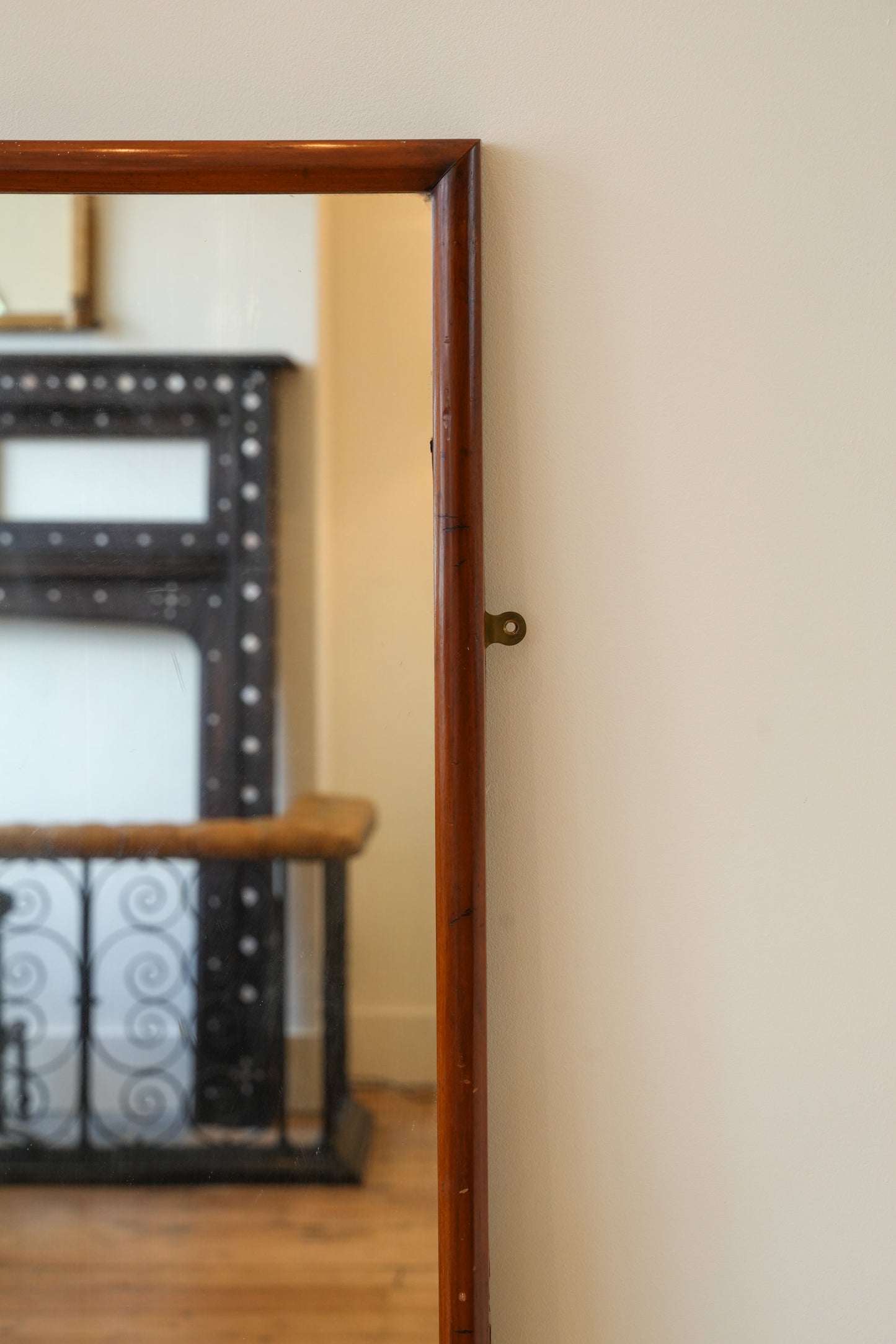 Shop Mirror in Walnut