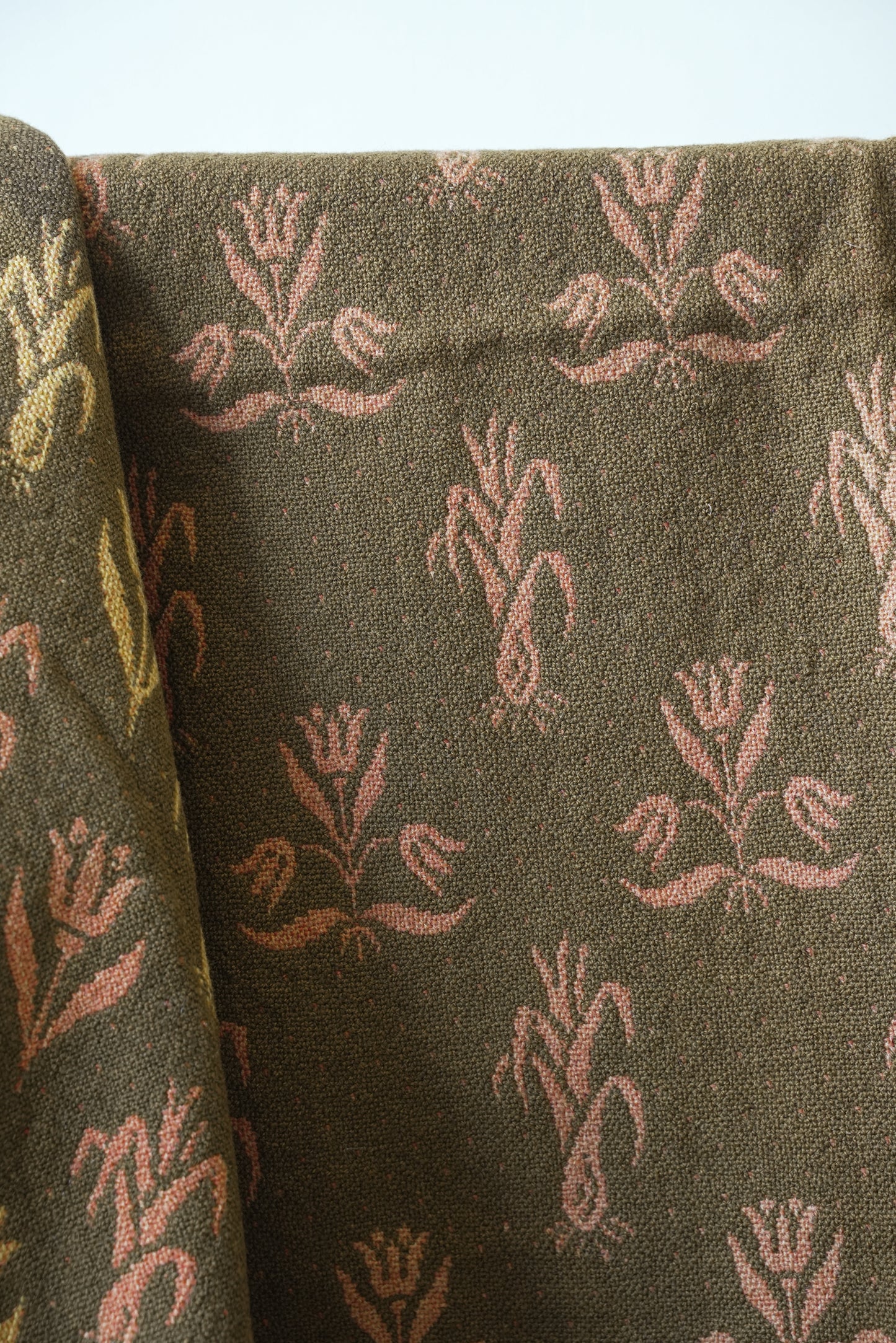 19th C Leeks & Daffodils Welsh Blanket