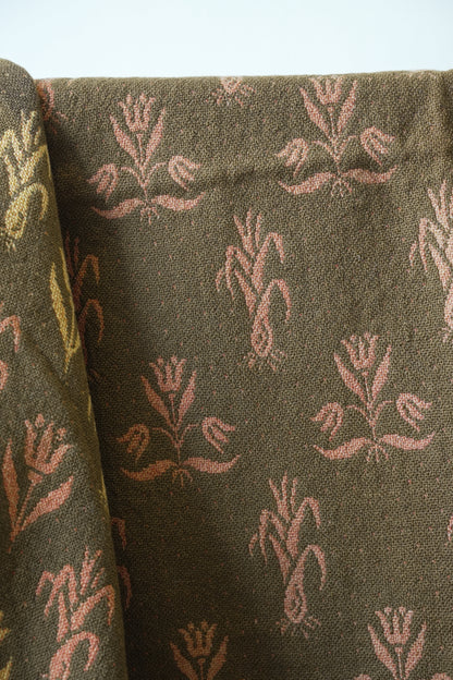 19th C Leeks & Daffodils Welsh Blanket