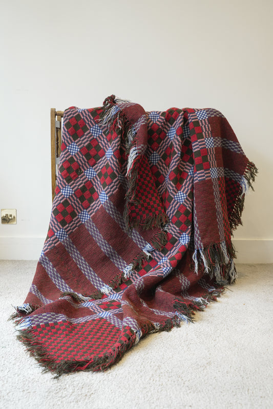 Rare Narrow Loom Welsh Blanket