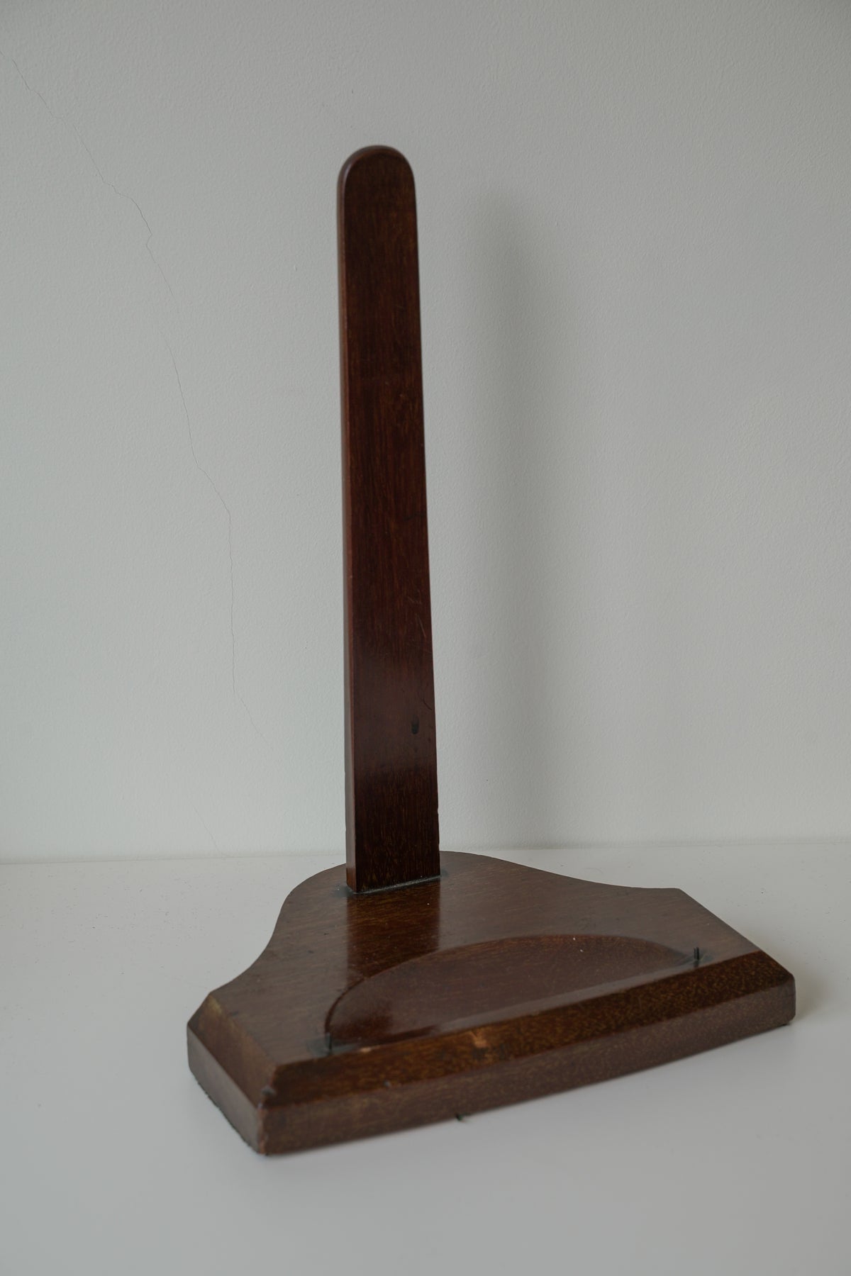19th Century Solid Mahogany Platter or Book Display Stand.