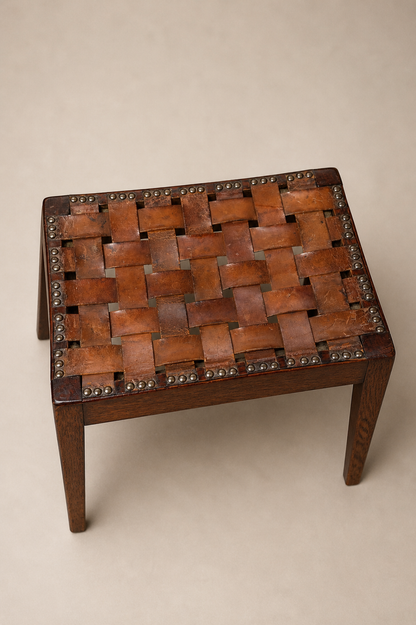 Arthur W Simpson Arts & Crafts Footstool.