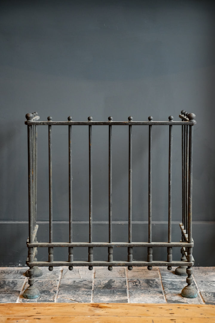 Small Fire Guard In Brass
