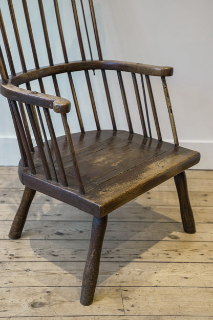 19th C Scottish Darvel Stick Back Chair.