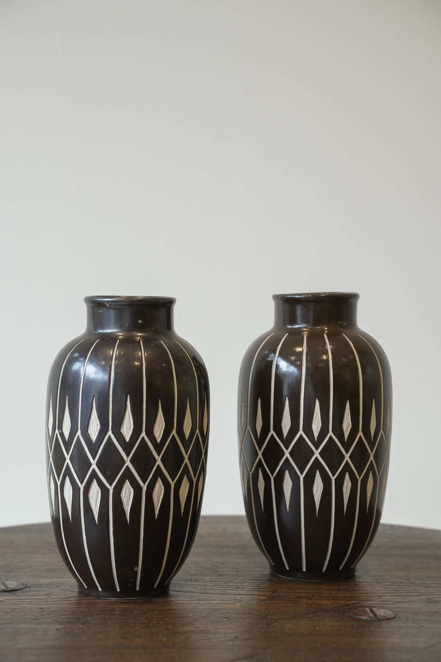 Pair of East German Pots.
