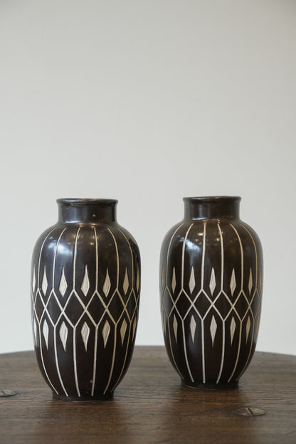 Pair of East German Pots.