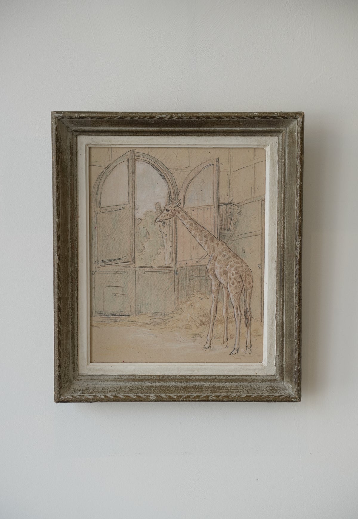 Stefani Melton Fisher (1894–1963) - Original Giraffe Study.