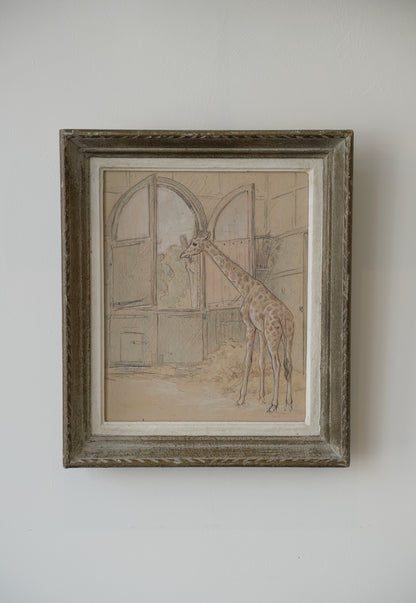 Stefani Melton Fisher (1894–1963) - Original Giraffe Study.