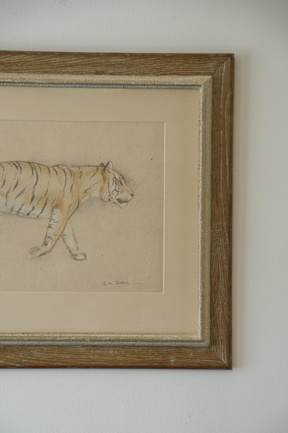 Large Walking Tiger. Stefani Melton Fisher (1894-1963).