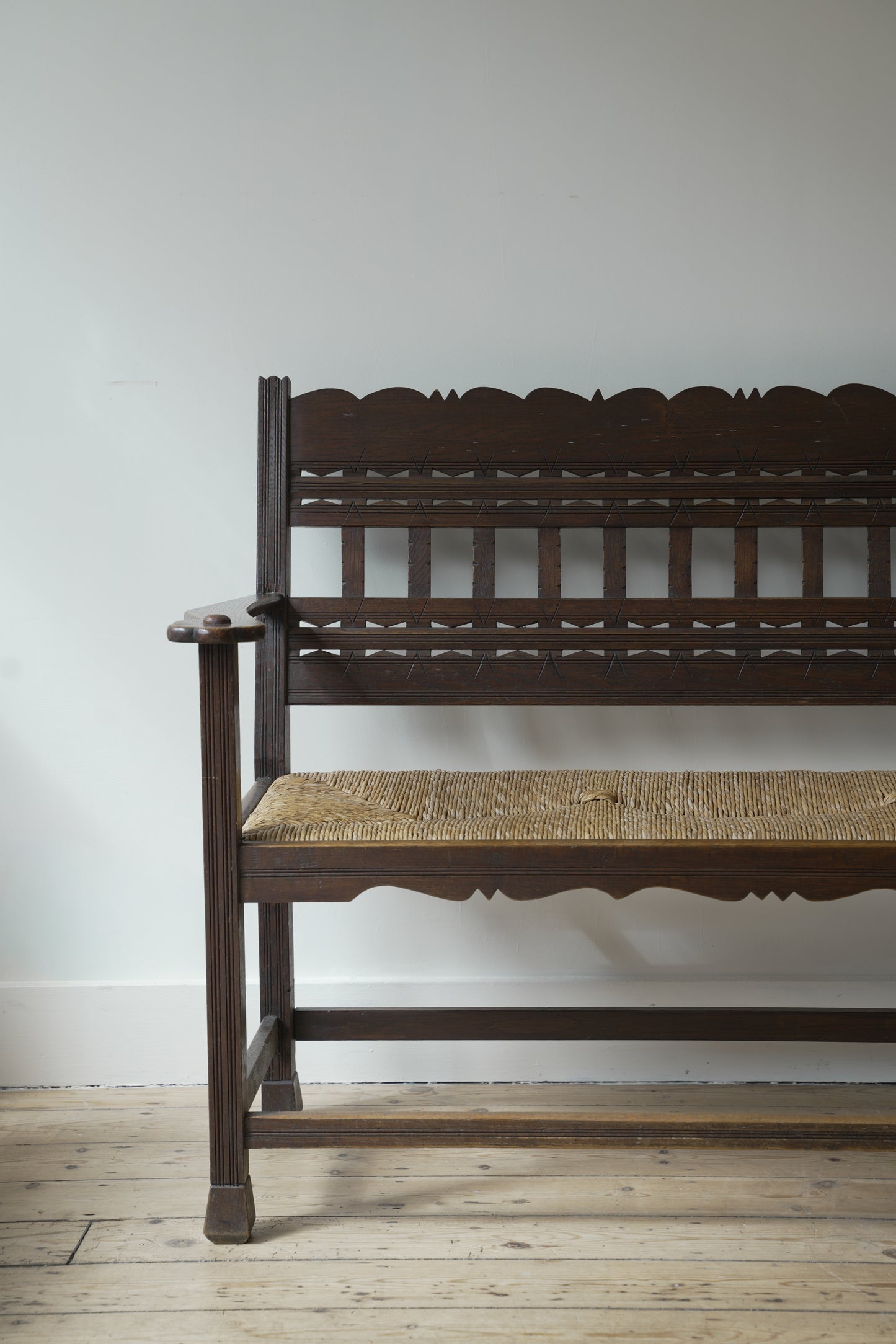 Jugendstil settle / bench.
