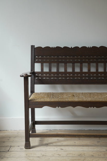 Jugendstil settle / bench.